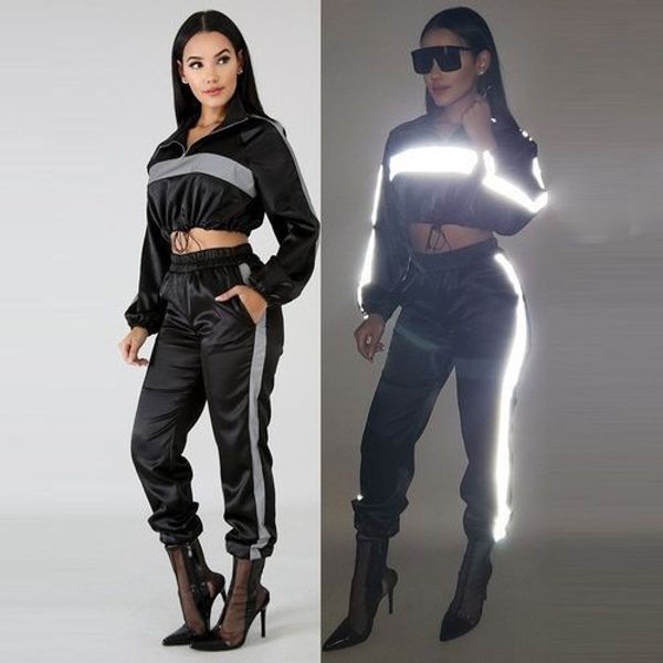 sfit womens glitter sequin pullover 2 piece outftis long sleeve zipper sweatshirt hoodie+ pants sports set tracksuit 2019, Black;blue
sfit womens glitter sequin pullover 2 piece outftis long sleeve zipper sweatshirt hoodie+ pants sports set tracksuit 2019, Black;blue