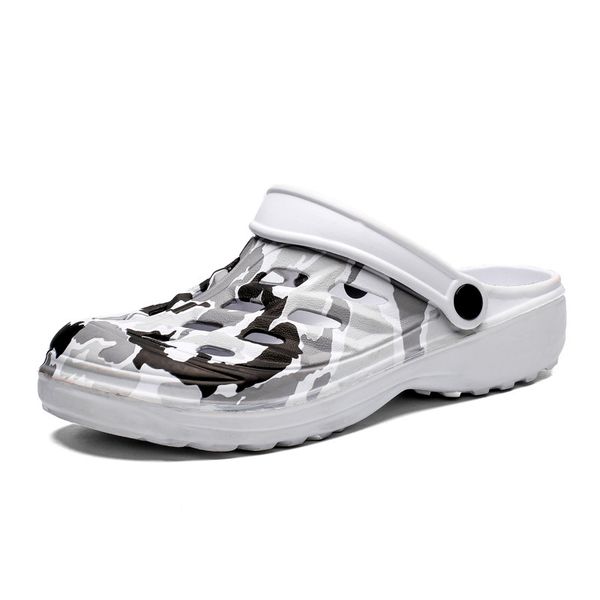 men's sandals summer hole shoes camouflage breathable casual non-slip beach slippers fashion lightweight walking shoes crocse, Black
men's sandals summer hole shoes camouflage breathable casual non-slip beach slippers fashion lightweight walking shoes crocse, Black