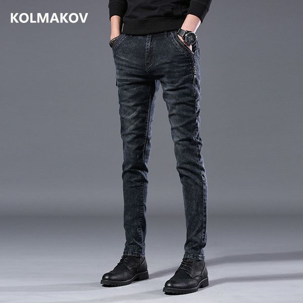 2019 spring autumn jeans men denim trousers fashion casual mens pants men's elastic slim fit trousers men, Blue
2019 spring autumn jeans men denim trousers fashion casual mens pants men's elastic slim fit trousers men, Blue