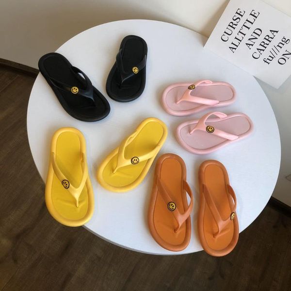 smile face flip-flops thin bottom sandals anti-skid beach holiday sandals female studens summer solid color sale, Black
smile face flip-flops thin bottom sandals anti-skid beach holiday sandals female studens summer solid color sale, Black
