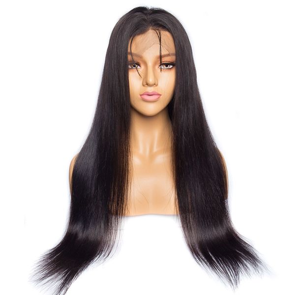straight lace front human hair wigs 150 density glueless full lace wig with baby hair natural hair line ing, Black
straight lace front human hair wigs 150 density glueless full lace wig with baby hair natural hair line ing, Black