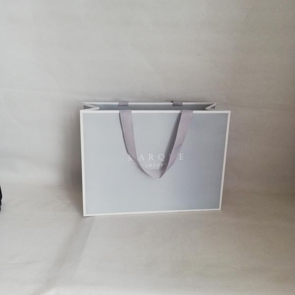 1000pcs lot custom paper bags with your own brand logo higher end handles reusable thick cardboard paper for promotion new store
1000pcs lot custom paper bags with your own brand logo higher end handles reusable thick cardboard paper for promotion new store