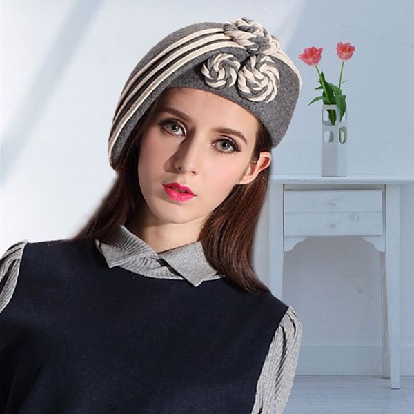 formal vaction fascinator 100% wool felt hat pillbox hat for women lady winter flower beret chic hostesses cap, Blue;gray
formal vaction fascinator 100% wool felt hat pillbox hat for women lady winter flower beret chic hostesses cap, Blue;gray