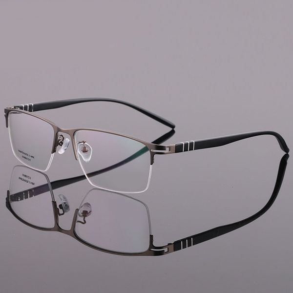 luxury-eoouooe design men metal optical glasses semi-rimless frame men's prescription gafas myopia male glasses oculos de grau masculin, Silver
luxury-eoouooe design men metal optical glasses semi-rimless frame men's prescription gafas myopia male glasses oculos de grau masculin, Silver