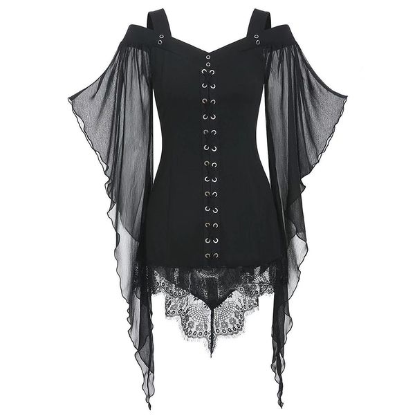 wipalo 5xl gothic женщин сексуальный с плеча нерегулярное блуза узелок женщины blusas плюс размер сплошной цвет шнурка 2 поддельный наборы ч, White
wipalo 5xl gothic женщин сексуальный с плеча нерегулярное блуза узелок женщины blusas плюс размер сплошной цвет шнурка 2 поддельный наборы ч, White