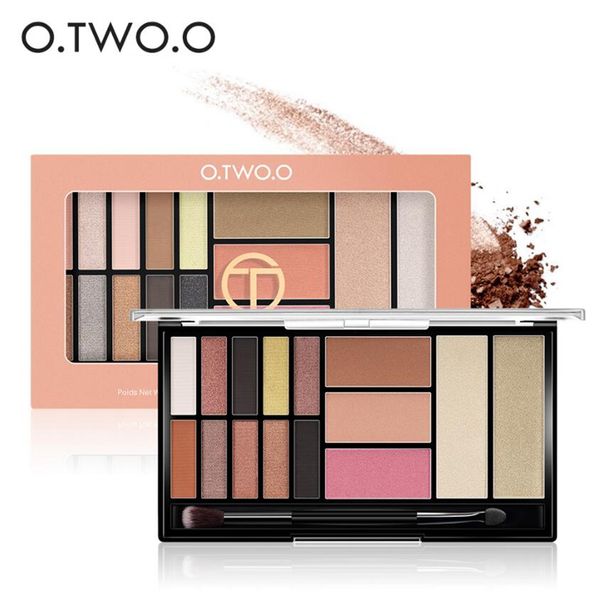 o.two.o new palette 10 colors eye shadow + 3 colors blusher+ 2 color highlighting powder contour palette 15 shades with brush
o.two.o new palette 10 colors eye shadow + 3 colors blusher+ 2 color highlighting powder contour palette 15 shades with brush