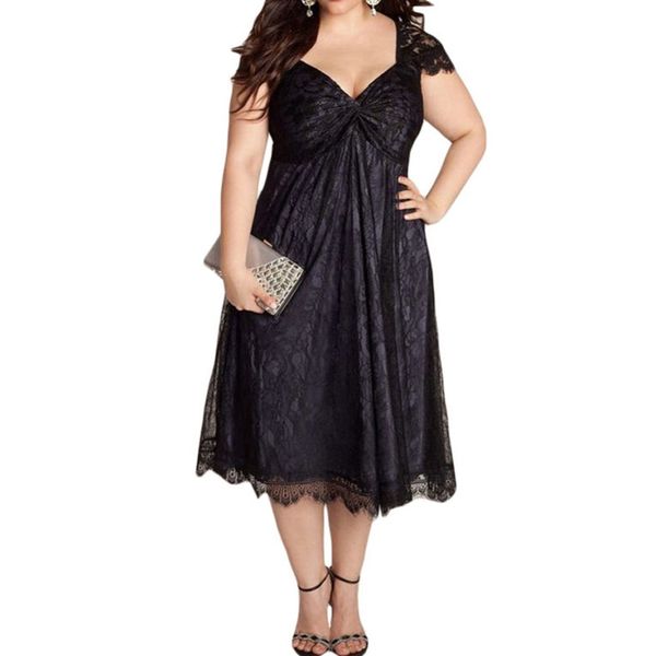 yjsfg house new women dress plus size black red floral lace embellished dress club 5xl ball gown v-neck summer party hot, Black;gray
yjsfg house new women dress plus size black red floral lace embellished dress club 5xl ball gown v-neck summer party hot, Black;gray