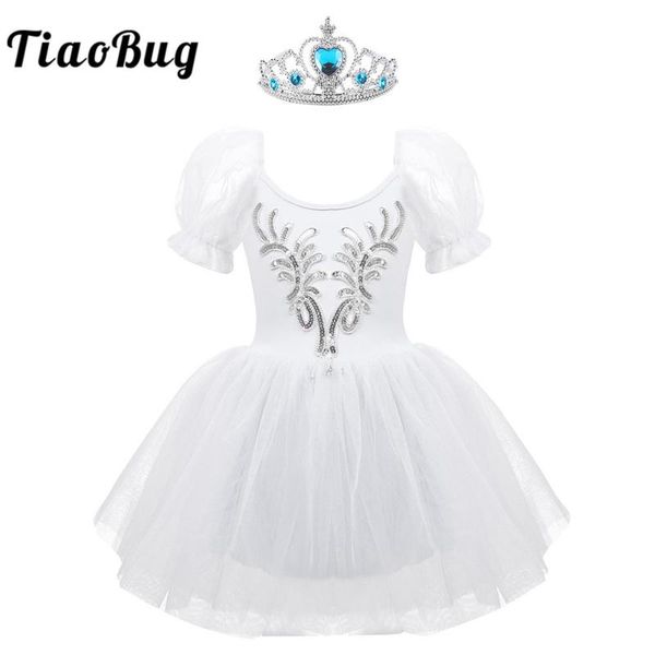 stage wear tiaobug kids short puff sleeves sequins mesh ballet tutu dress with crown headband set dancewear girls performance costume, Black;red
stage wear tiaobug kids short puff sleeves sequins mesh ballet tutu dress with crown headband set dancewear girls performance costume, Black;red