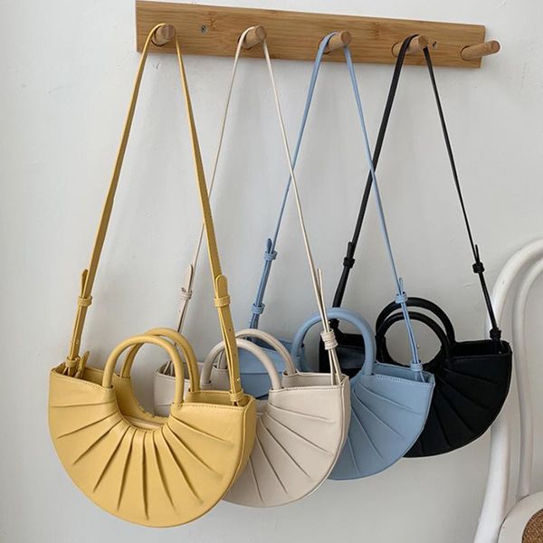 fashion design handbags new semi-circular tote bag solid color pu leather shoulder bags 2020 women's messenger crossbody bag
fashion design handbags new semi-circular tote bag solid color pu leather shoulder bags 2020 women's messenger crossbody bag