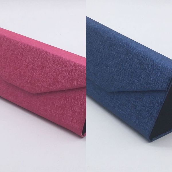 five-color oracle handmade folding wallet sun glasses case large capacity portable space saving glasses case, Blue
five-color oracle handmade folding wallet sun glasses case large capacity portable space saving glasses case, Blue