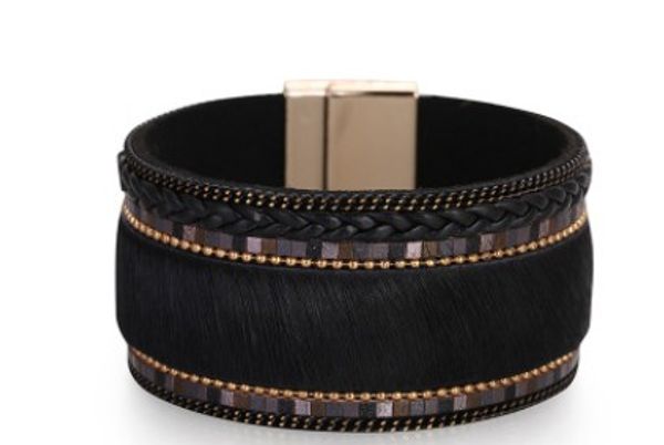 woven bracelet horse hair accessories european and american leopard bohemian woven wide bracelet sell fashion, White
woven bracelet horse hair accessories european and american leopard bohemian woven wide bracelet sell fashion, White