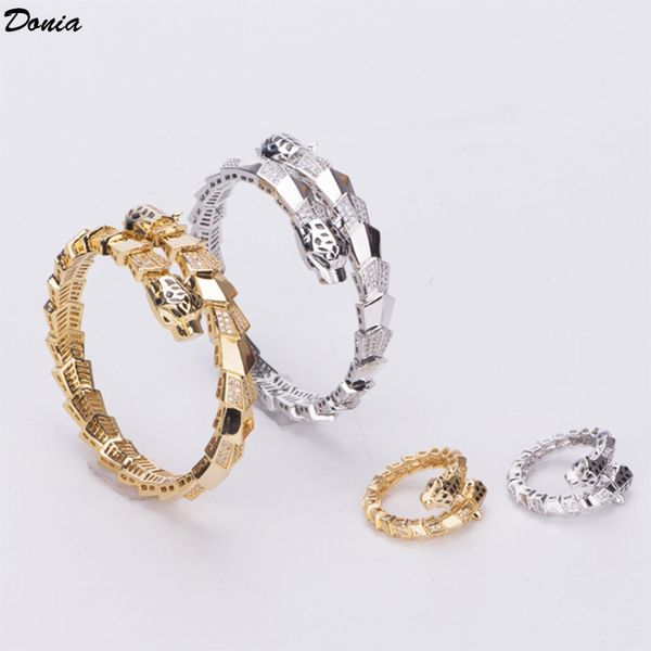 donia jewelry party european and american fashion two leopard animal micro inlaid zirconia bracelet ring set women's bracelet ring set, Black
donia jewelry party european and american fashion two leopard animal micro inlaid zirconia bracelet ring set women's bracelet ring set, Black