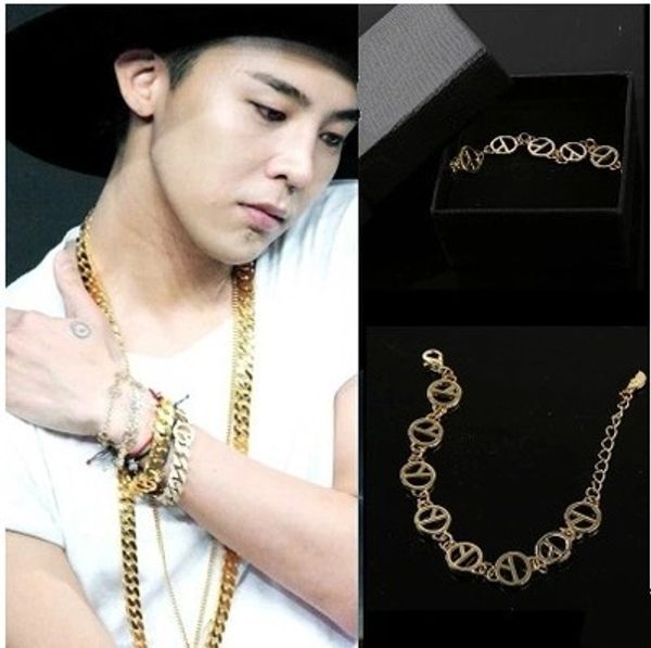 kpop bigbang gd g-дракон металлический браслет браслет ручной цепи подарок ювелирных изделий, Black
kpop bigbang gd g-дракон металлический браслет браслет ручной цепи подарок ювелирных изделий, Black
