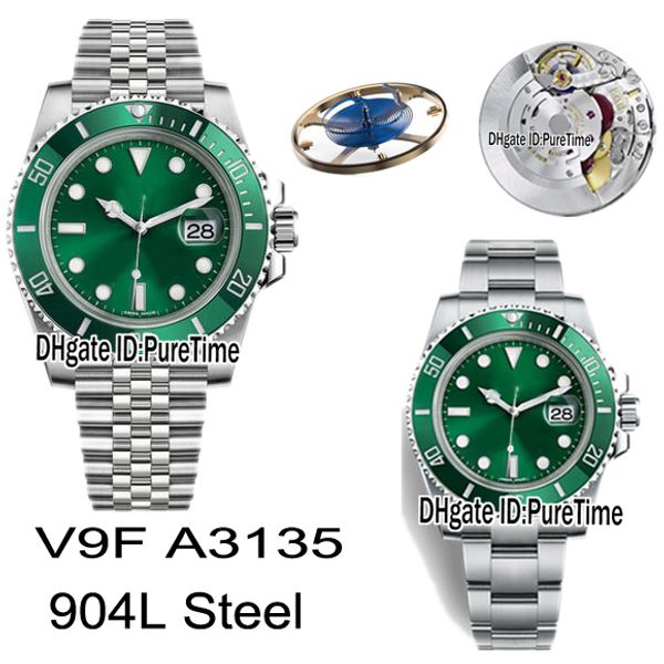 new v9f eta cal.3135 automatic ceramics bezel green dial 904l steel jubilee bracelet mens watch edition blue hairspring puretime sub02b, Slivery;brown
new v9f eta cal.3135 automatic ceramics bezel green dial 904l steel jubilee bracelet mens watch edition blue hairspring puretime sub02b, Slivery;brown
