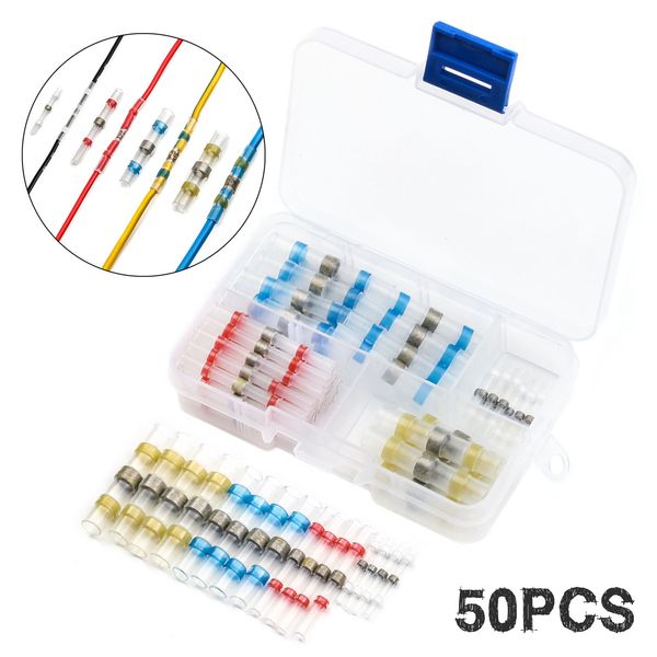100 / 50pcs с коробкой водонепроницаемая термоусадочная sordering терминалы набор паяльной рукав труба изолированный электрический провод ко
100 / 50pcs с коробкой водонепроницаемая термоусадочная sordering терминалы набор паяльной рукав труба изолированный электрический провод ко