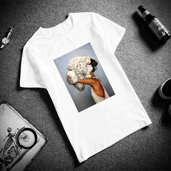 new cotton harajuku aesthetics tshirt flowers feather print short sleeve & tees fashion casual couple t shirt, White
new cotton harajuku aesthetics tshirt flowers feather print short sleeve & tees fashion casual couple t shirt, White