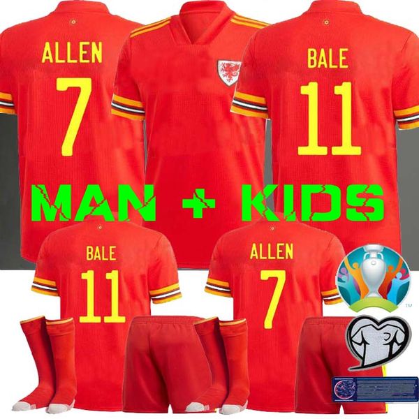 man + kids 2020 wales soccer jersey bale allen james ben davies wilson camisetas national team home man + kids football shirts thailand, Black;yellow
man + kids 2020 wales soccer jersey bale allen james ben davies wilson camisetas national team home man + kids football shirts thailand, Black;yellow