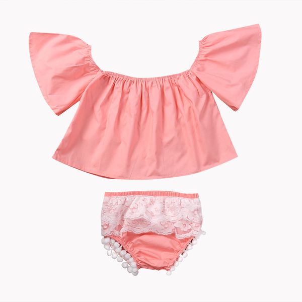 3шт baby girl одежда для новорожденных детей с плеча футболки топы одежда + bubble pantie outfit set, White
3шт baby girl одежда для новорожденных детей с плеча футболки топы одежда + bubble pantie outfit set, White