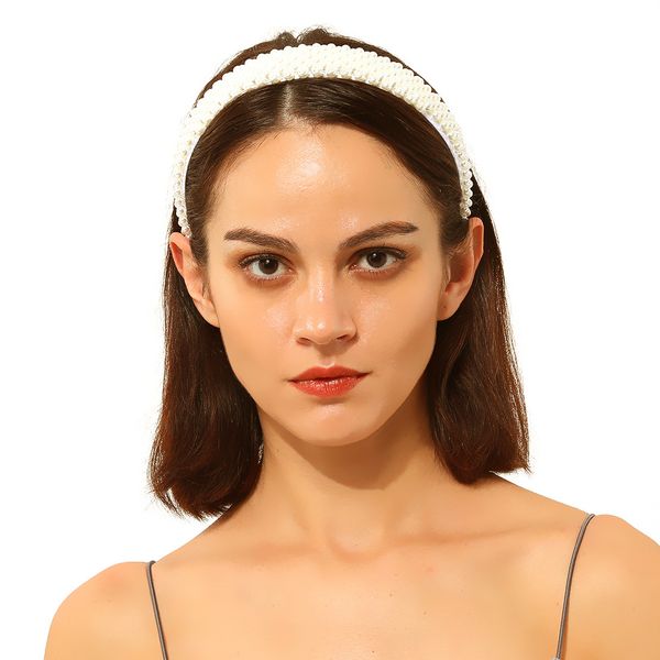 korean style small fragrance elegant lady hair accessories fashion lady fashion multi-row imitation pearl hairband headdress, Silver
korean style small fragrance elegant lady hair accessories fashion lady fashion multi-row imitation pearl hairband headdress, Silver