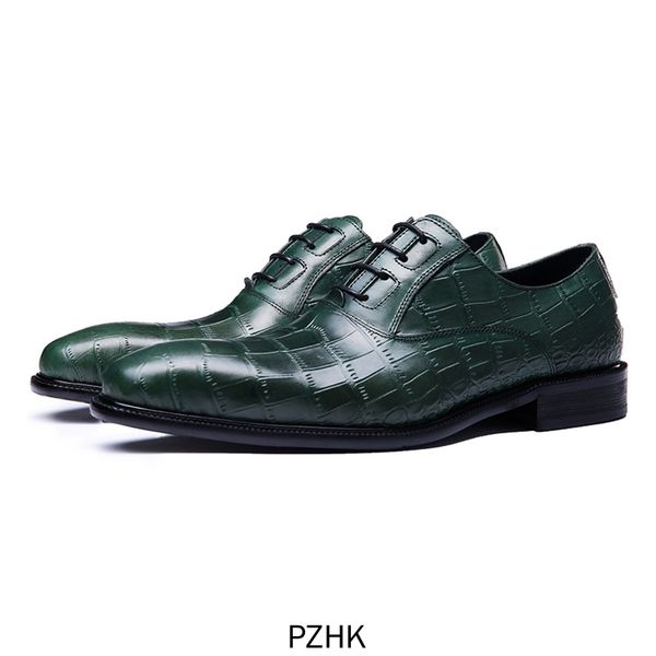 zapatos oxford formales para hombre, nuevos italianos y modernos, de cuero genuino, con estampado de cocodrilo, color marron, Black
zapatos oxford formales para hombre, nuevos italianos y modernos, de cuero genuino, con estampado de cocodrilo, color marron, Black