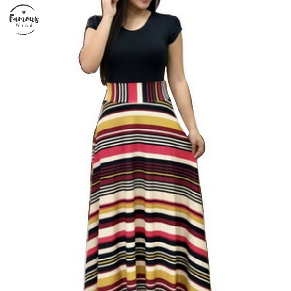 women 2020 summer dress short sleeve high waist long dresses robe polyester femme floral print colorblock maxi dress, Black;gray
women 2020 summer dress short sleeve high waist long dresses robe polyester femme floral print colorblock maxi dress, Black;gray