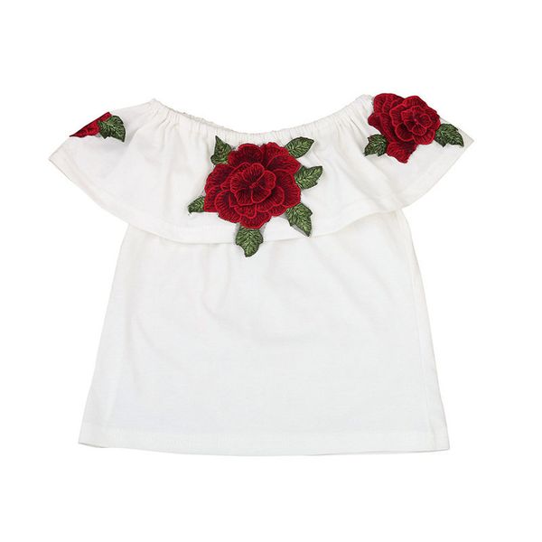 toddler kids baby girls off shoulder infant new born baby clothes romper 3d rose flower t shirt outfits clothes cute, White
toddler kids baby girls off shoulder infant new born baby clothes romper 3d rose flower t shirt outfits clothes cute, White