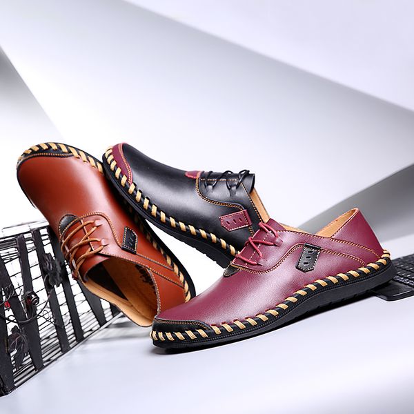 soft bottom comfortable slip on flats british men's casual shoes men genuine leather loafers office business shoes big size 47, Black
soft bottom comfortable slip on flats british men's casual shoes men genuine leather loafers office business shoes big size 47, Black