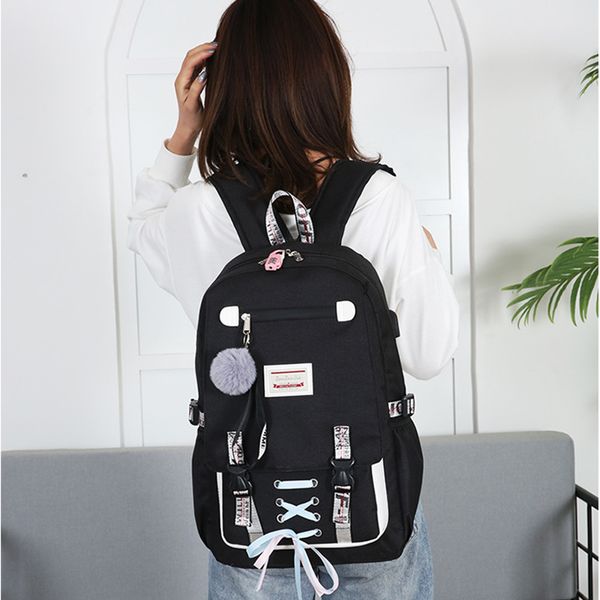 green school bags for girls women bag for school backpack usb teenage nylon solid teen schoolbag girl black large capacity new
green school bags for girls women bag for school backpack usb teenage nylon solid teen schoolbag girl black large capacity new