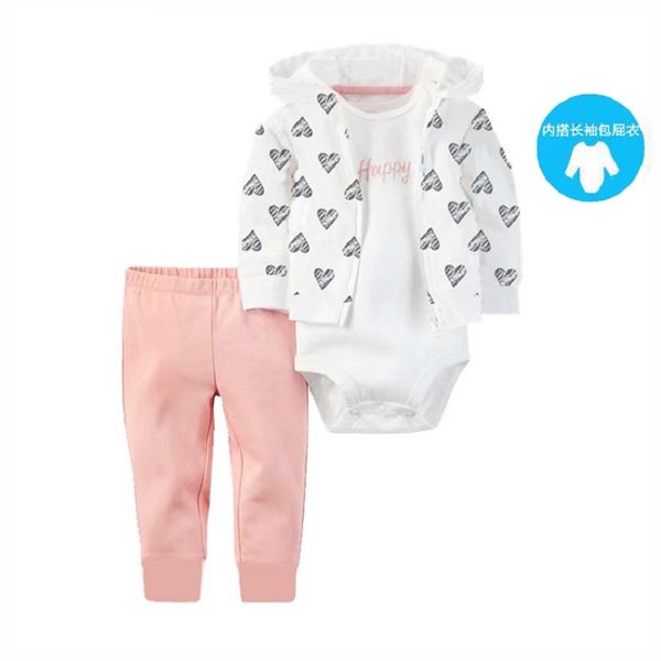 baby girl clothes cartoon 2020 autumn newborn boy outfit long sleeve sets hooded jacket unicorn+romper+pants winter clothing, White
baby girl clothes cartoon 2020 autumn newborn boy outfit long sleeve sets hooded jacket unicorn+romper+pants winter clothing, White