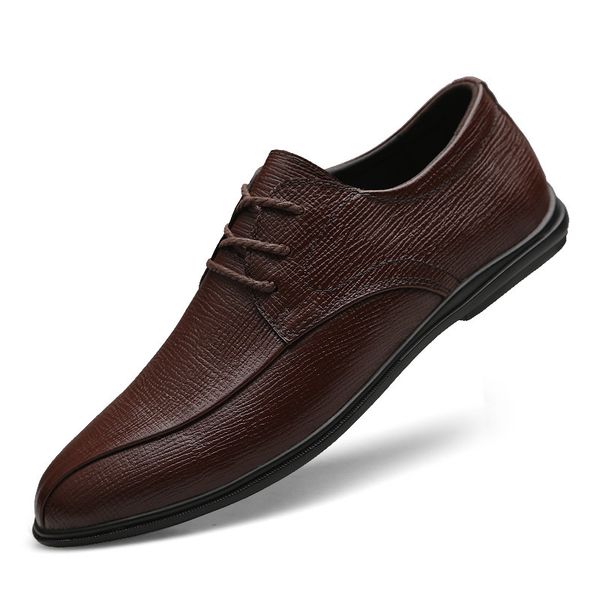 2020 new men dress shoes formal business work soft genuine leather pointed toe for man male men's oxford flats, Black
2020 new men dress shoes formal business work soft genuine leather pointed toe for man male men's oxford flats, Black