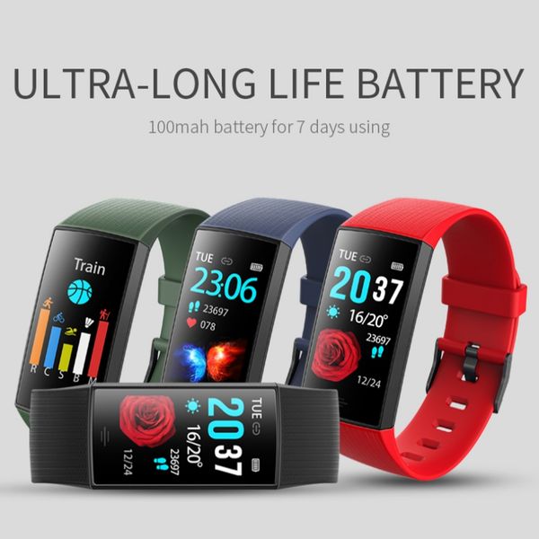 smart bracelet led color screen clock ip67 waterproof watch heart rate monitor pedometer sport mode fitness tracker
smart bracelet led color screen clock ip67 waterproof watch heart rate monitor pedometer sport mode fitness tracker