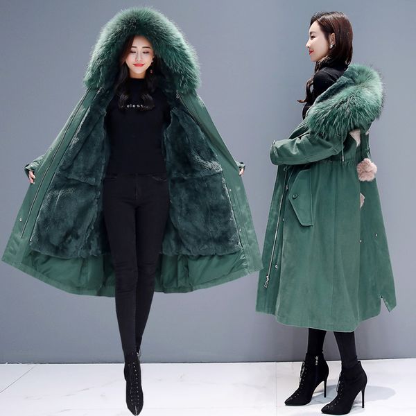 2019 parkas women winter jacket women parka thick hooded coat warm winter coat long parka fur collar cotton female l3, Black
2019 parkas women winter jacket women parka thick hooded coat warm winter coat long parka fur collar cotton female l3, Black