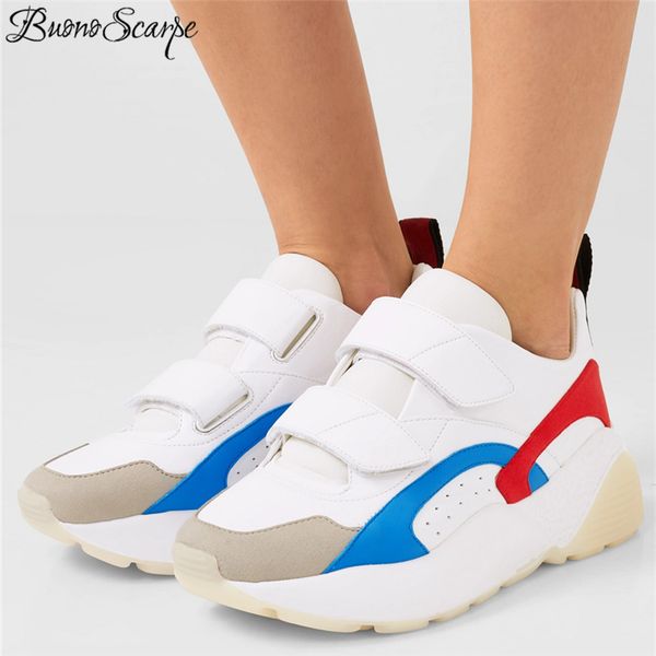 buono scarpe rainbow laces women sneakers brand designed thick sole ladies shoes genuine leather platform wedges sport sneakers y200424, Black
buono scarpe rainbow laces women sneakers brand designed thick sole ladies shoes genuine leather platform wedges sport sneakers y200424, Black