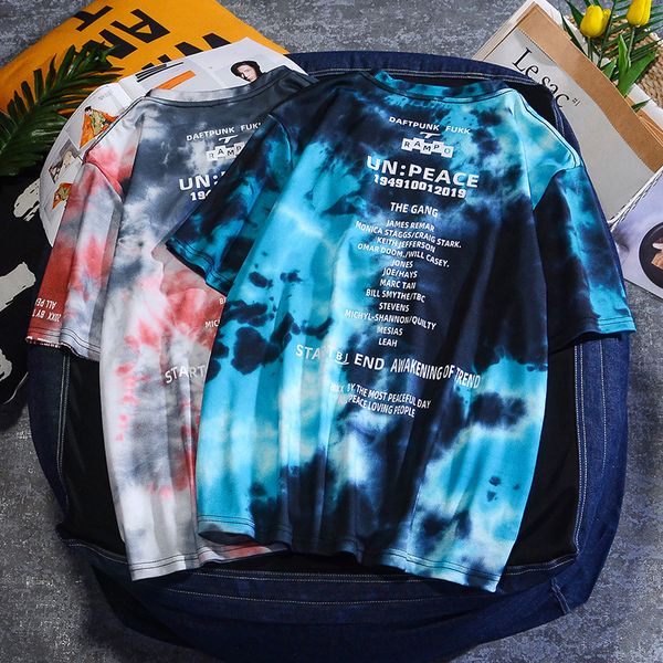 harajuku t shirt tie dyed men t-shirt 2020 summer short sleeve o-neck oversize tee shirts fashion men t shirts s-3xl ls1, White;black
harajuku t shirt tie dyed men t-shirt 2020 summer short sleeve o-neck oversize tee shirts fashion men t shirts s-3xl ls1, White;black