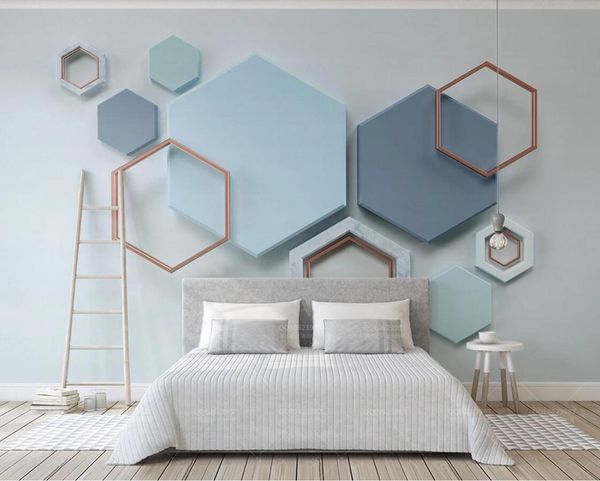 hexagon wallpaper mural abstract geometric wall papers for bedroom apartment renovation canvas contact paper custom
hexagon wallpaper mural abstract geometric wall papers for bedroom apartment renovation canvas contact paper custom