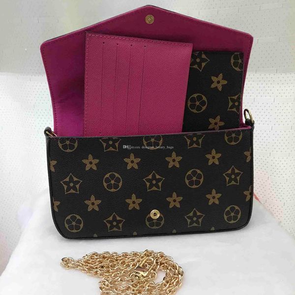 classic flower print félicie designer handbag luxury marque3 with 1 chain bag pvc fashion women's shoulder crossbody bag
classic flower print félicie designer handbag luxury marque3 with 1 chain bag pvc fashion women's shoulder crossbody bag