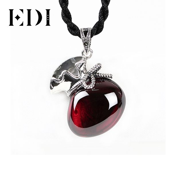 edi retro garnet gemstone 100% 925 sterling silver pendant for women vintage pendant jewelry female
edi retro garnet gemstone 100% 925 sterling silver pendant for women vintage pendant jewelry female