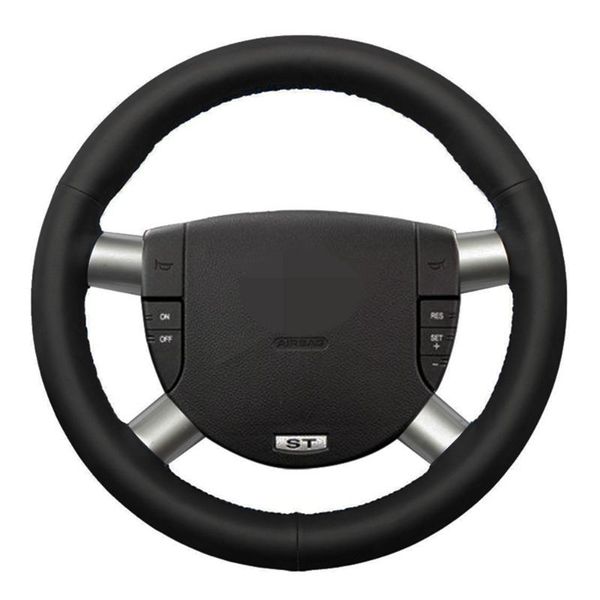 car steering wheel cover wrap hand-stitched black artificial leather for mondeo 3 2002 2003 2004 2005 2006
car steering wheel cover wrap hand-stitched black artificial leather for mondeo 3 2002 2003 2004 2005 2006