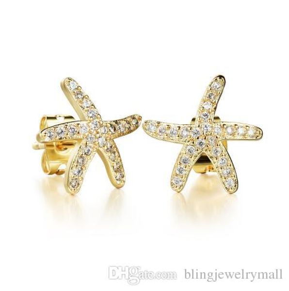 fashion full cubic zirconia sea star starfish stud earrings for women jewelry vintage silver color / gold color earring, Golden;silver
fashion full cubic zirconia sea star starfish stud earrings for women jewelry vintage silver color / gold color earring, Golden;silver