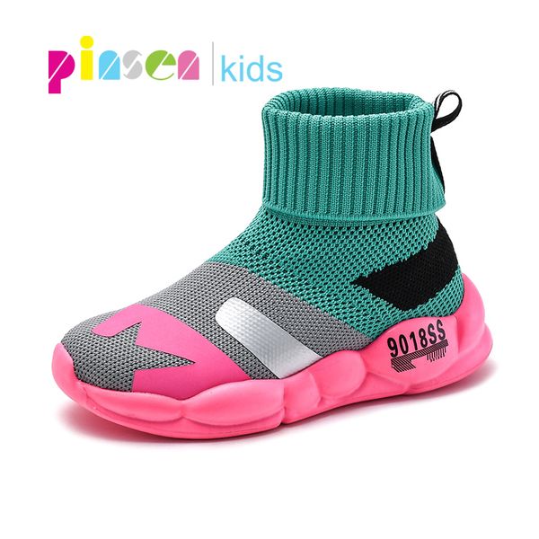 pinsen 2019 new children shoes for girls sneakers fashion kids sneakers mesh breathable child socks shoes boys casual shoes y200104, Black;red
pinsen 2019 new children shoes for girls sneakers fashion kids sneakers mesh breathable child socks shoes boys casual shoes y200104, Black;red