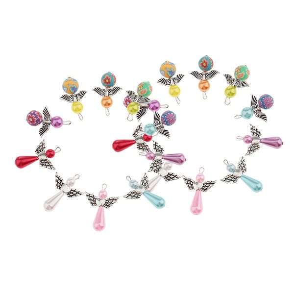 20 piece colorful pearl polymer clay angel wings charms jewelry making pendants for diy necklace making craft, Black
20 piece colorful pearl polymer clay angel wings charms jewelry making pendants for diy necklace making craft, Black