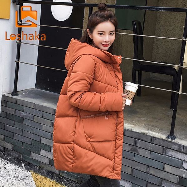 loshaka thick warm hooded long down parkas women down jacket winter coat cotton padded jacket woman winter coat female, Black
loshaka thick warm hooded long down parkas women down jacket winter coat cotton padded jacket woman winter coat female, Black