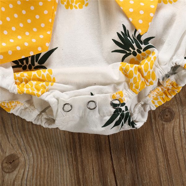 summer cute pineapple toddler kid newborn baby girls cotton ruffle sleeve big bow bodysiuit jumpsuit outfits 0-18m, White
summer cute pineapple toddler kid newborn baby girls cotton ruffle sleeve big bow bodysiuit jumpsuit outfits 0-18m, White