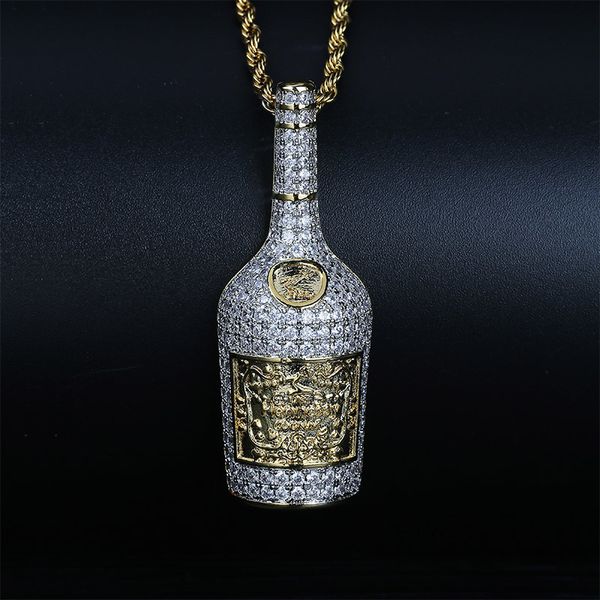 champagne bottle pendant necklace mens charms jewelry with tennis chain gold silver color chains necklace hip hop jewelry gift
champagne bottle pendant necklace mens charms jewelry with tennis chain gold silver color chains necklace hip hop jewelry gift