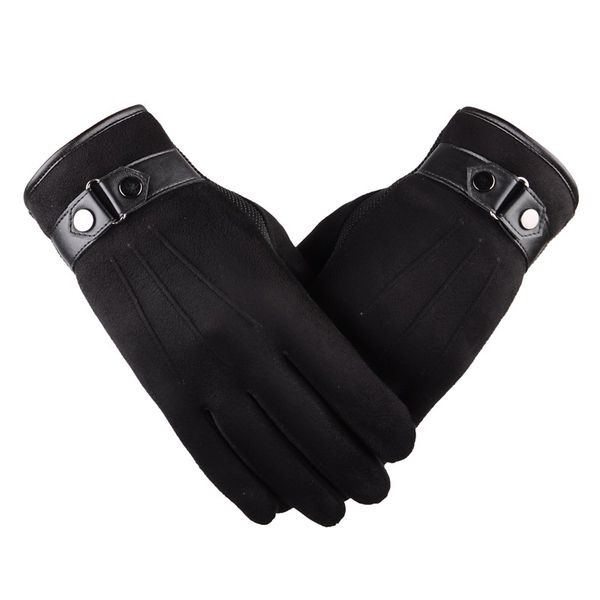 male outdoor sports motorcycle bicycle simulation leather gloves winter three-way velvet suede touch screen gloves c101, Black
male outdoor sports motorcycle bicycle simulation leather gloves winter three-way velvet suede touch screen gloves c101, Black