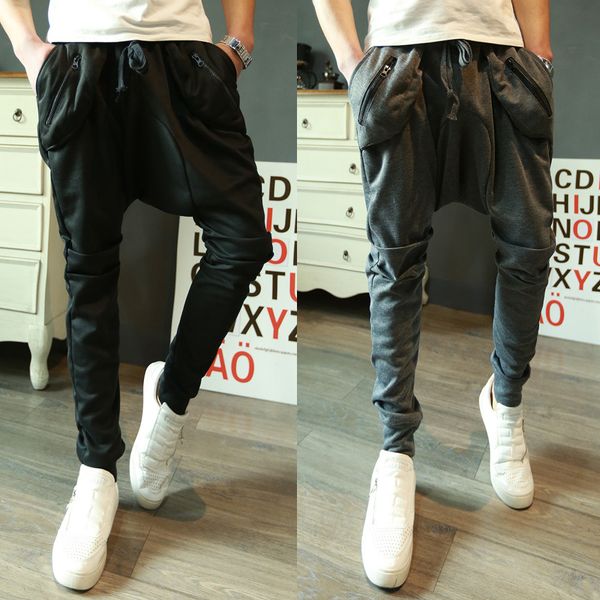men's sports han version hip hop trend to resist baggy pants sports pants casual sweatpants hiphop pants trade wholesale, Black
men's sports han version hip hop trend to resist baggy pants sports pants casual sweatpants hiphop pants trade wholesale, Black