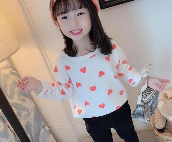 2019 in the fall new style fashion children the girl love pattern long sleeve t-shirt qqt58, White;black
2019 in the fall new style fashion children the girl love pattern long sleeve t-shirt qqt58, White;black