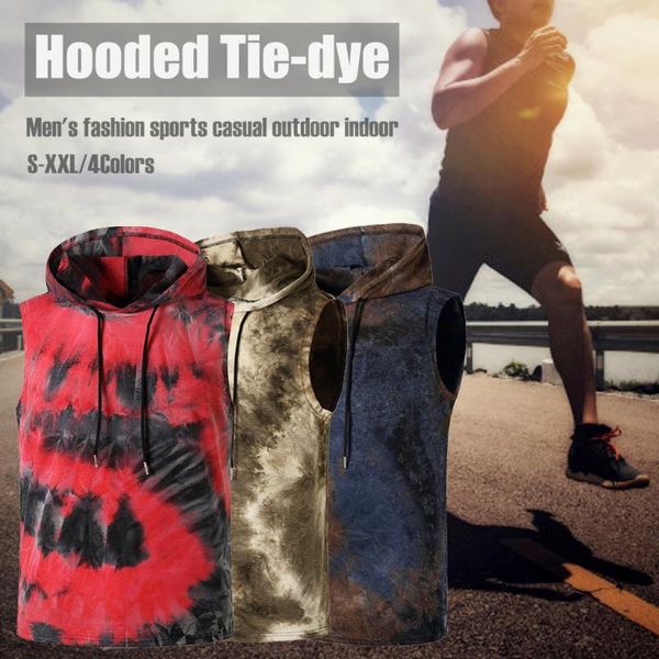 men's summer non-sleeved hooded fashion gradient sports casual blouse women trainning exercise t-shirts running vest #4, Black;blue
men's summer non-sleeved hooded fashion gradient sports casual blouse women trainning exercise t-shirts running vest #4, Black;blue