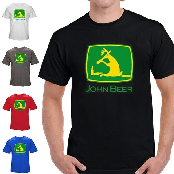 John Beer Mens Designer T Shirts Black White Grey Red Blue Top Fashion 100% High Quality Cotton Short Sleeve T Shirts-3XL
John Beer Mens Designer T Shirts Black White Grey Red Blue Top Fashion 100% High Quality Cotton Short Sleeve T Shirts-3XL