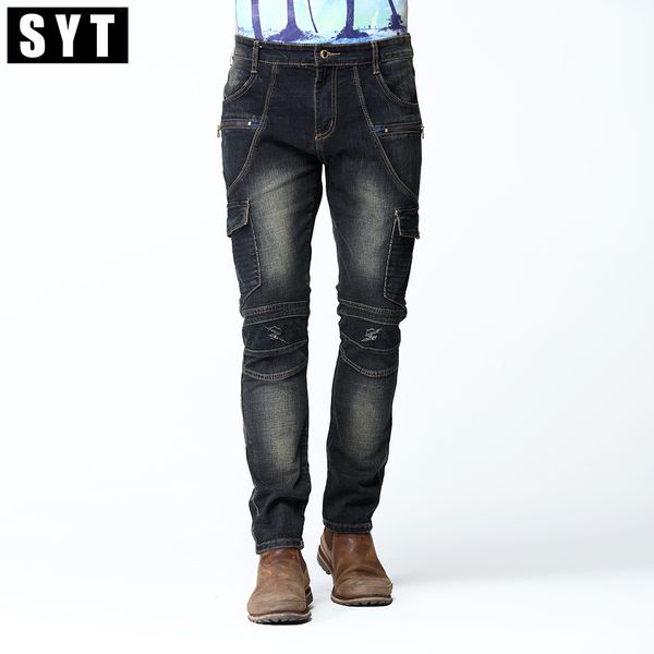 syt brand new mens cargo jean pants dark wash and knee sewing detail slim skinny stretch jeans deep blue motorbike jean v7c1j008
syt brand new mens cargo jean pants dark wash and knee sewing detail slim skinny stretch jeans deep blue motorbike jean v7c1j008